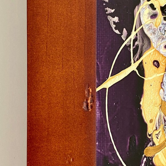 The I of Eve - Original Art Mixed Media Painting by Tristina Dietz Elmes 14"x14" - Picture 8 of 10